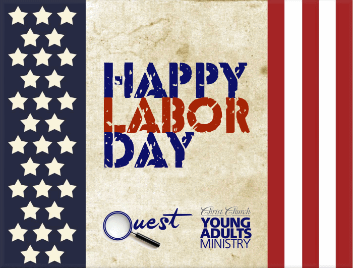 Singles ministry labor day